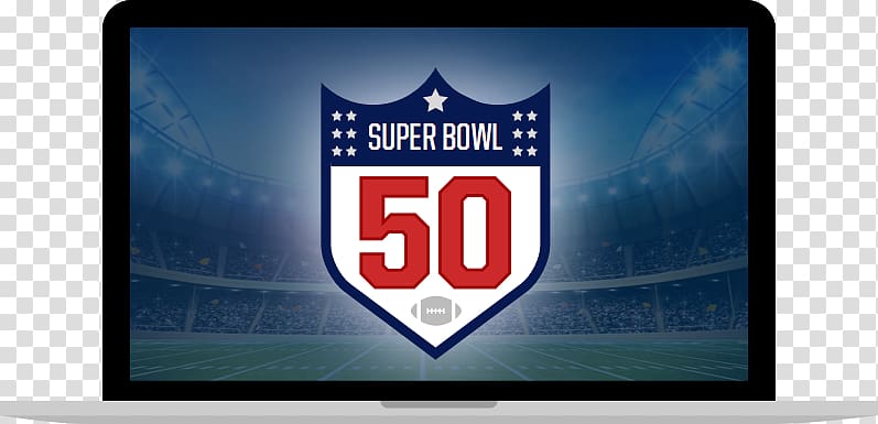 Display device Logo Display advertising Multimedia Desktop , Super Bowl 50 transparent background PNG clipart