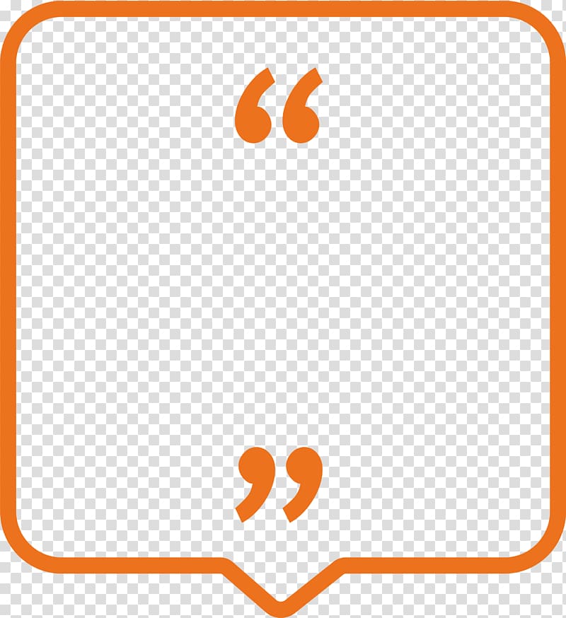 orange quotation , Maitland\'s vertebral manipulation Smart Girls LINE, Orange lines bubble box transparent background PNG clipart