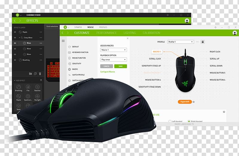 Computer mouse Razer Inc. Razer Lancehead Computer hardware Razer BlackWidow Chroma V2, Computer Mouse transparent background PNG clipart