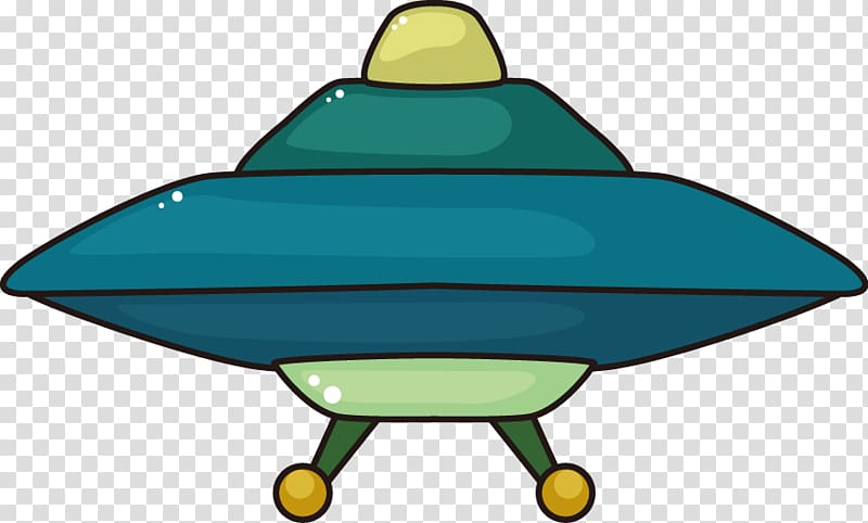 Free download | Green and blue UFO , Unidentified flying object Cartoon ...