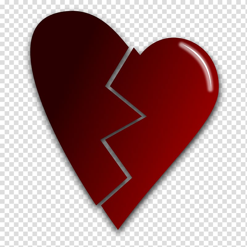 Broken heart , Heart Cartoon transparent background PNG clipart