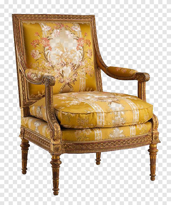 Metropolitan Museum of Art Paris Chair Fauteuil Louis XVI style, Classical armchair transparent background PNG clipart