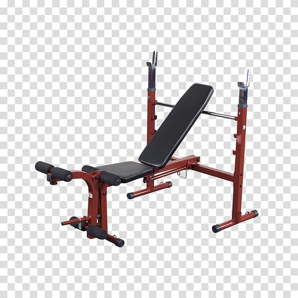 Best Fitness BFOB10 Olympic Bench Exercise Bench press Body Solid Flat Bench, weight bench transparent background PNG clipart