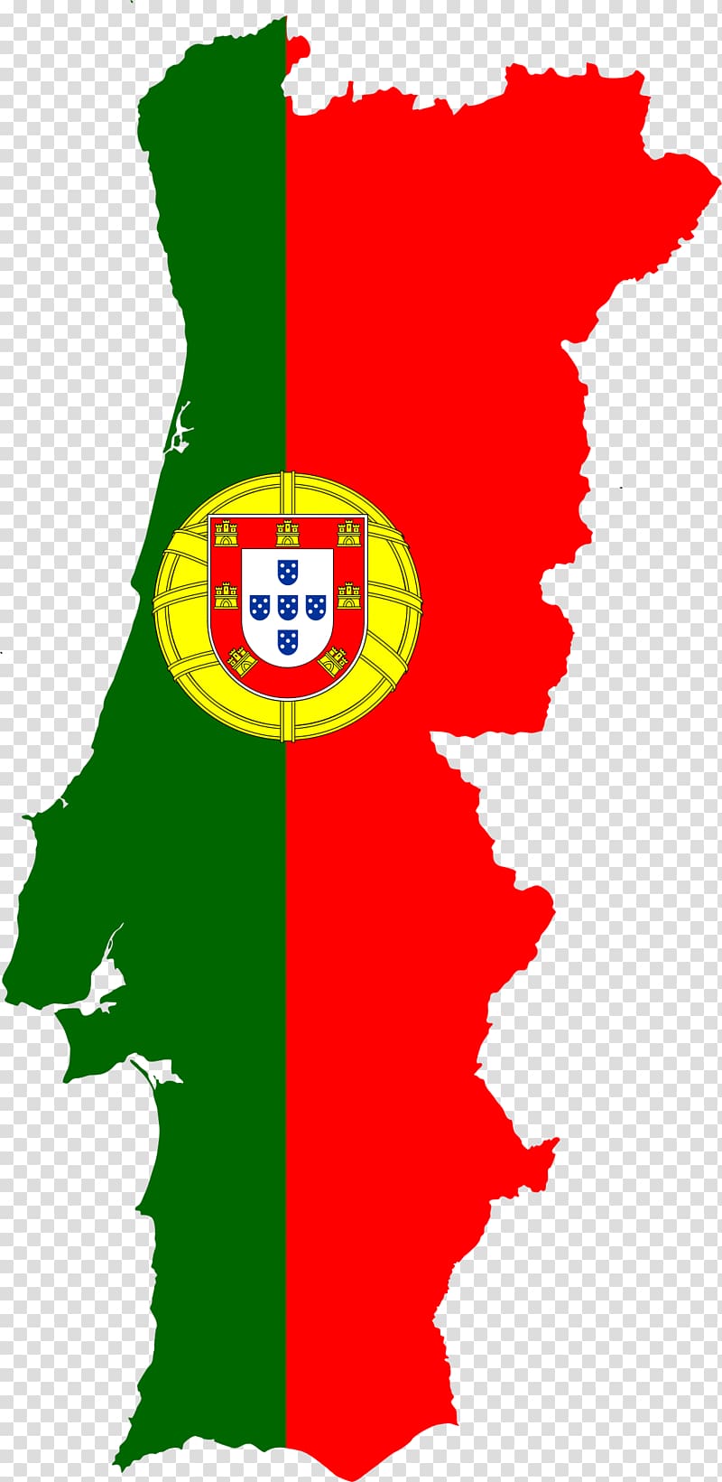 red and green flag , Flag of Portugal Map National flag, portugal transparent background PNG clipart