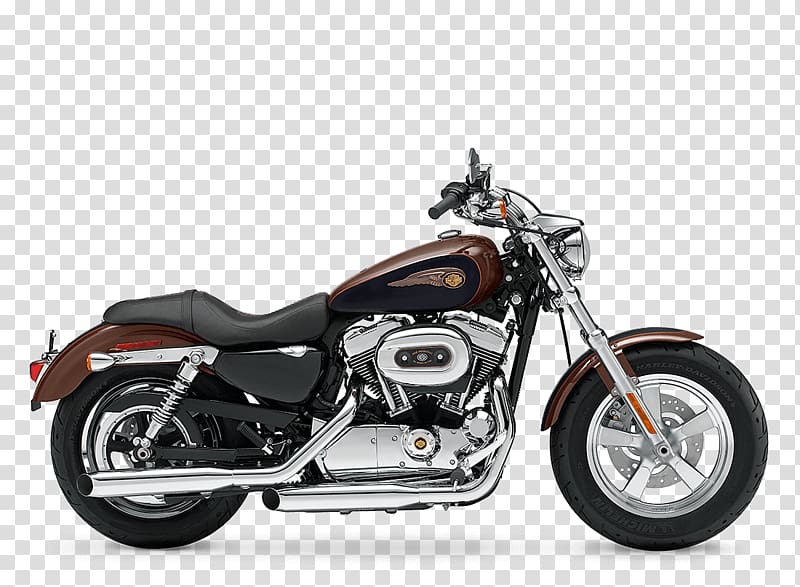 Harley-Davidson Sportster Custom motorcycle Softail, motorcycle transparent background PNG clipart