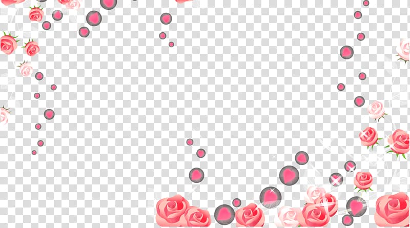 Red Flower, Beautiful flower decoration pattern transparent background PNG clipart