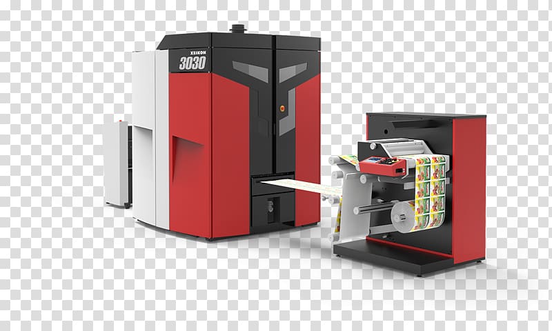 Drupa Label printer Printing Xeikon Manufacturing, digital printing transparent background PNG clipart