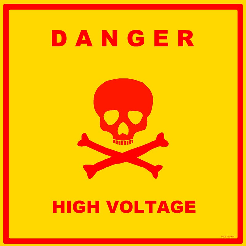 High voltage transparent background PNG clipart