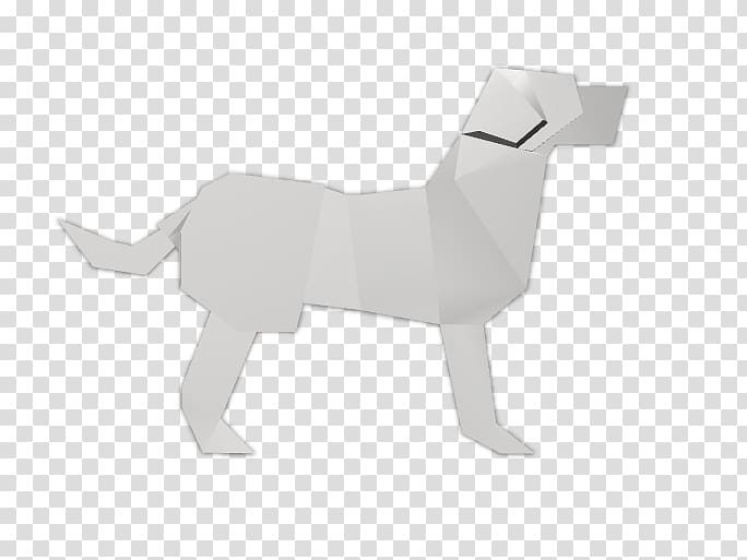 Tail wagging by dogs Paper model Origami, Dog transparent background PNG clipart