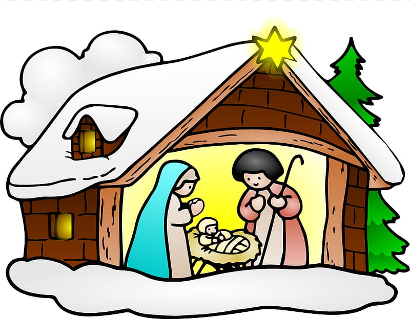 Bible Santa Claus Christmas Nativity of Jesus Gift, Classic Cross transparent background PNG clipart