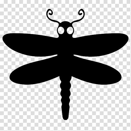 Insect Dragonfly Icon, Dragonfly Silhouette transparent background PNG clipart