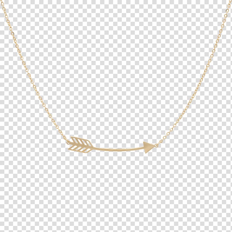 Necklace Charms & Pendants Jewellery Bracelet Gold, gold arrow necklace transparent background PNG clipart