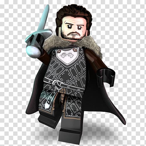 Lego minifigure Game of Thrones Toy Gift YouTube, king in the north transparent background PNG clipart