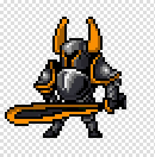 Shovel Knight GIF Pixel art Sprite, Knight transparent background PNG clipart