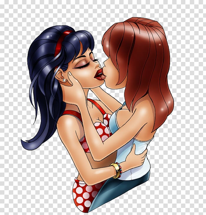 Cartoon Kiss Friendship Hug, kiss transparent background PNG clipart