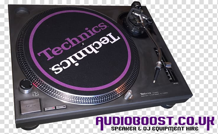 Audio Technics SL-1200 Phonograph Direct-drive turntable, Technics 1210 transparent background PNG clipart
