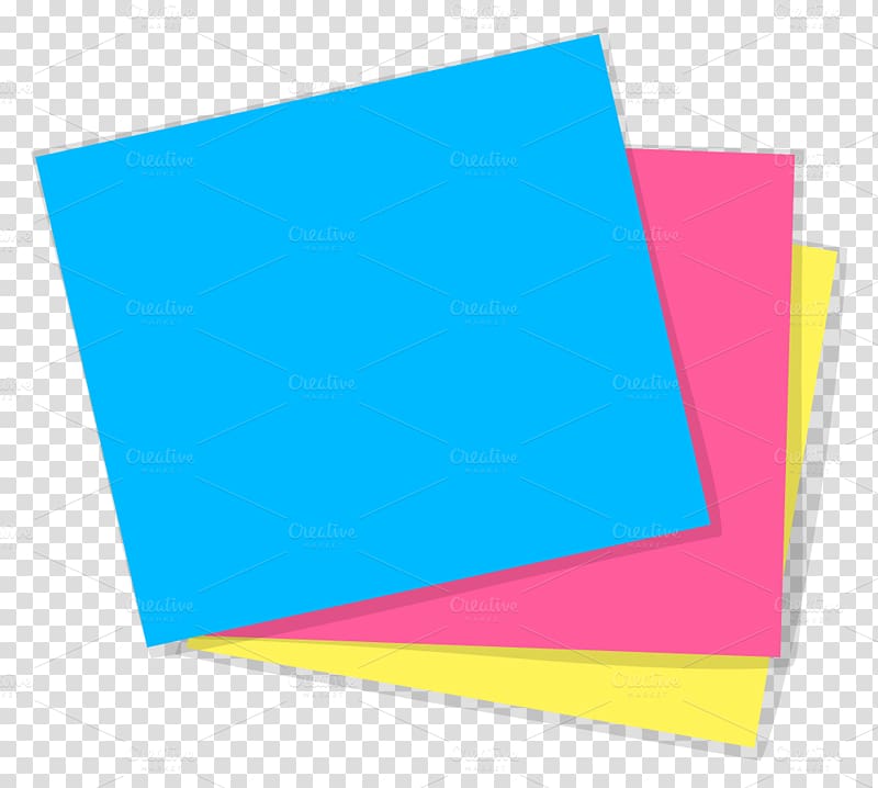 Post-it Note Paper , sticky note transparent background PNG clipart