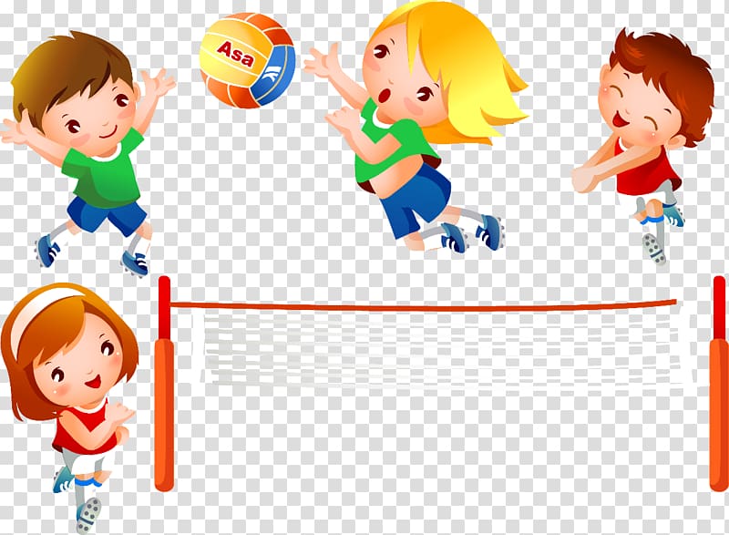 Sports Sportart Ball game Volleyball Child, sports kids transparent background PNG clipart