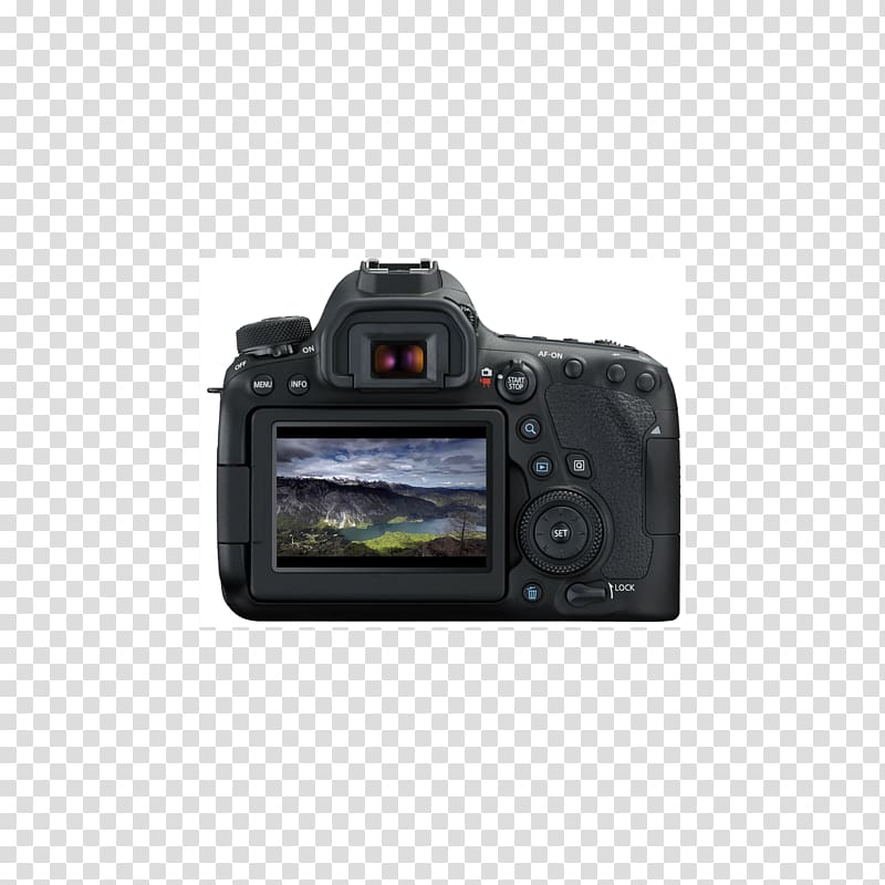 Canon EOS 6D Mark II Canon EOS 80D Digital SLR, Camera transparent background PNG clipart