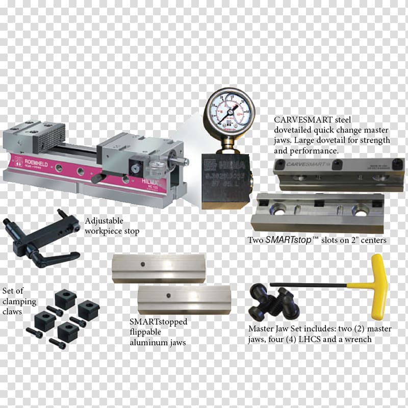 Carr Lane Roemheld Tool Manufacturing Computer numerical control Machine, Jaws And Claws transparent background PNG clipart