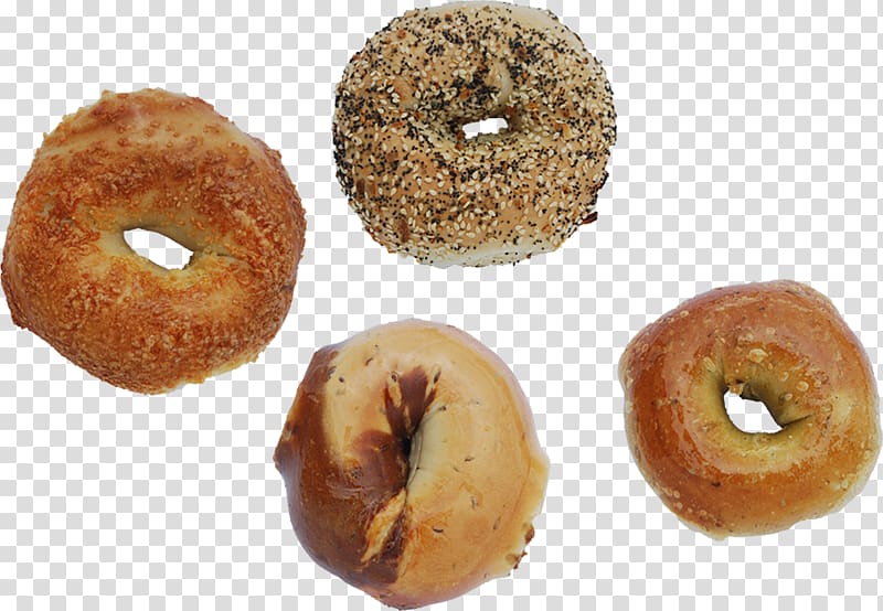 Bagel Cider doughnut Simit, Bagels transparent background PNG clipart