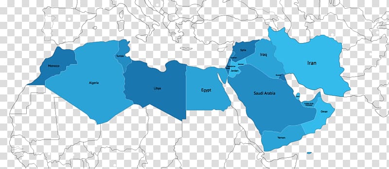 MENA Middle East North Africa World map, Middle East map transparent background PNG clipart