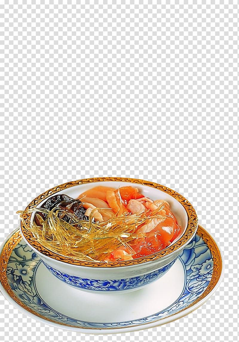 Chinese cuisine Shark fin soup Congee Canh chua, Shark fin chicken Scallop health porridge transparent background PNG clipart