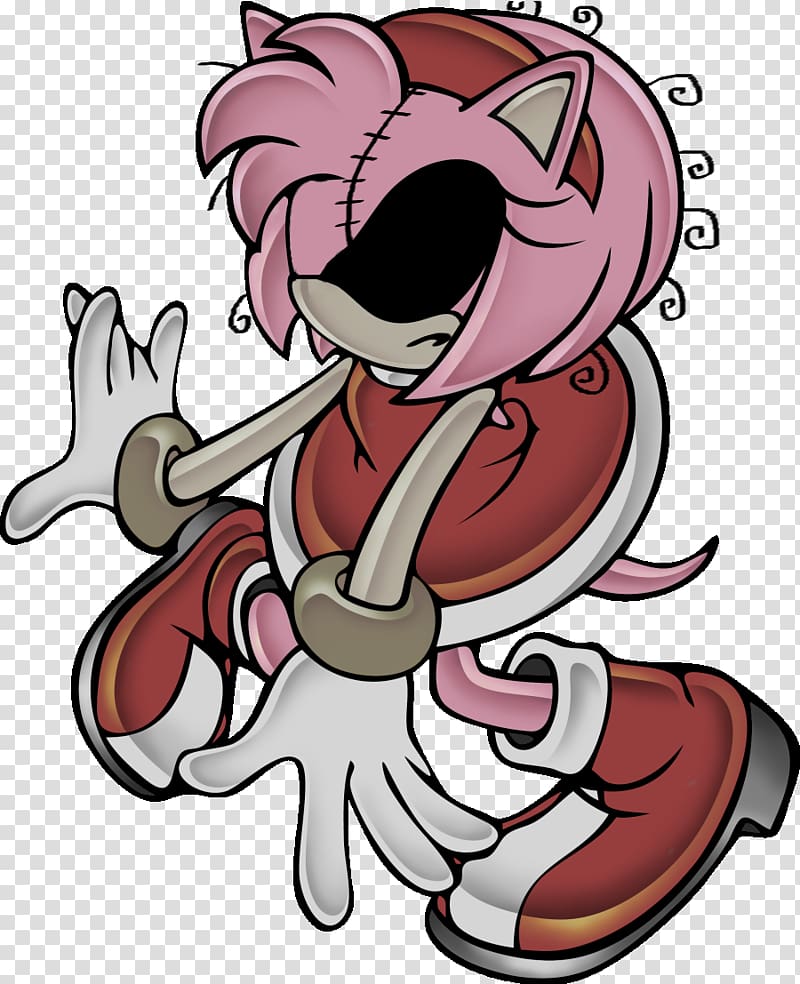 Sonic Adventure Sonic Heroes Sonic CD Amy Rose Sonic the Hedgehog, red ink transparent background PNG clipart