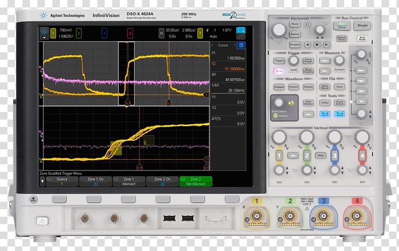 Hewlett-Packard Keysight Digital storage oscilloscope Agilent Technologies, hewlett-packard transparent background PNG clipart