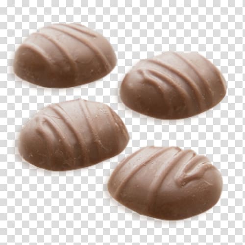 Praline Chocolate balls Chocolate truffle Bonbon, mint ice cubes transparent background PNG clipart