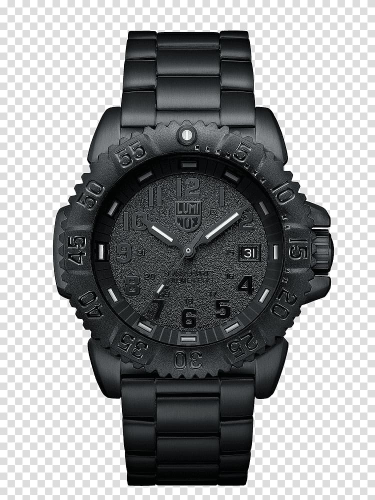 Luminox Navy Seal Colormark 3050 Series Watch Chronograph United States Navy SEALs, watch transparent background PNG clipart