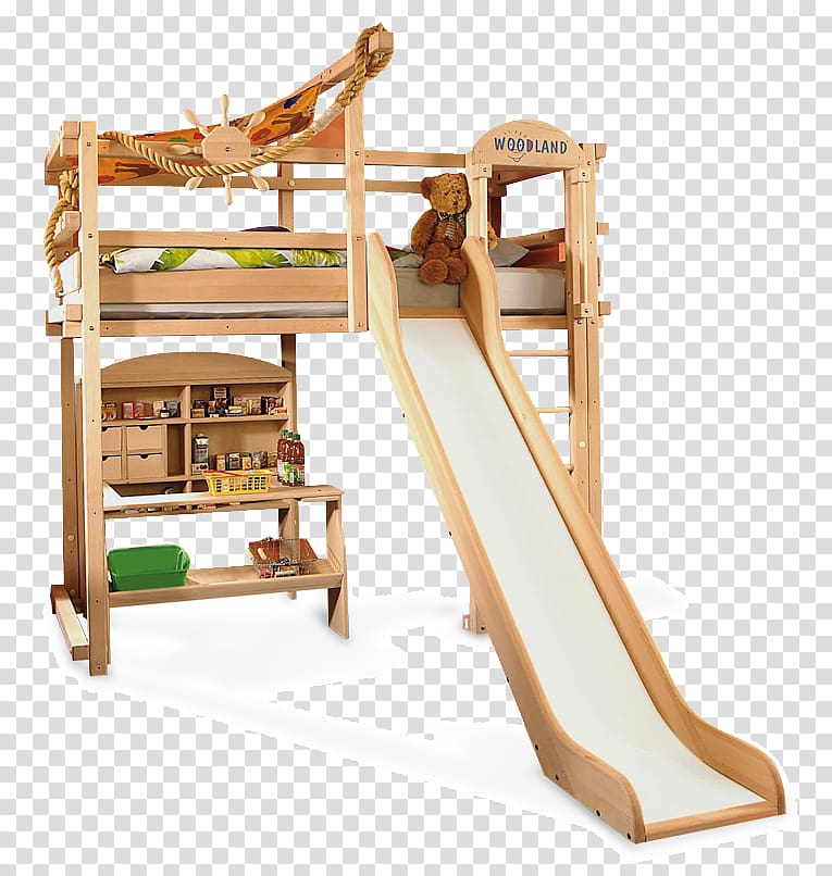 Bunk bed Table Bedroom Platform bed, rutschbahn transparent background PNG clipart