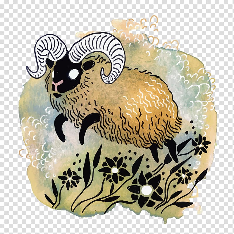 Aries Zodiac Astrological sign Horoscope Astrology, Aries transparent background PNG clipart