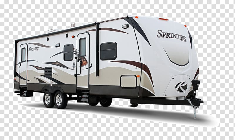 Caravan Mercedes-Benz Sprinter Campervans Vehicle, rv camping transparent background PNG clipart