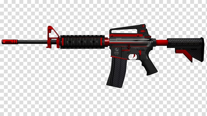 M4 carbine Firearm Airsoft Guns Close Quarters Battle Receiver SOPMOD, assault rifle transparent background PNG clipart