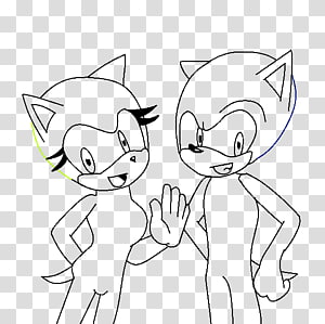 Whiskers Drawing Line art Brother Sister, family hug transparent background PNG clipart thumbnail