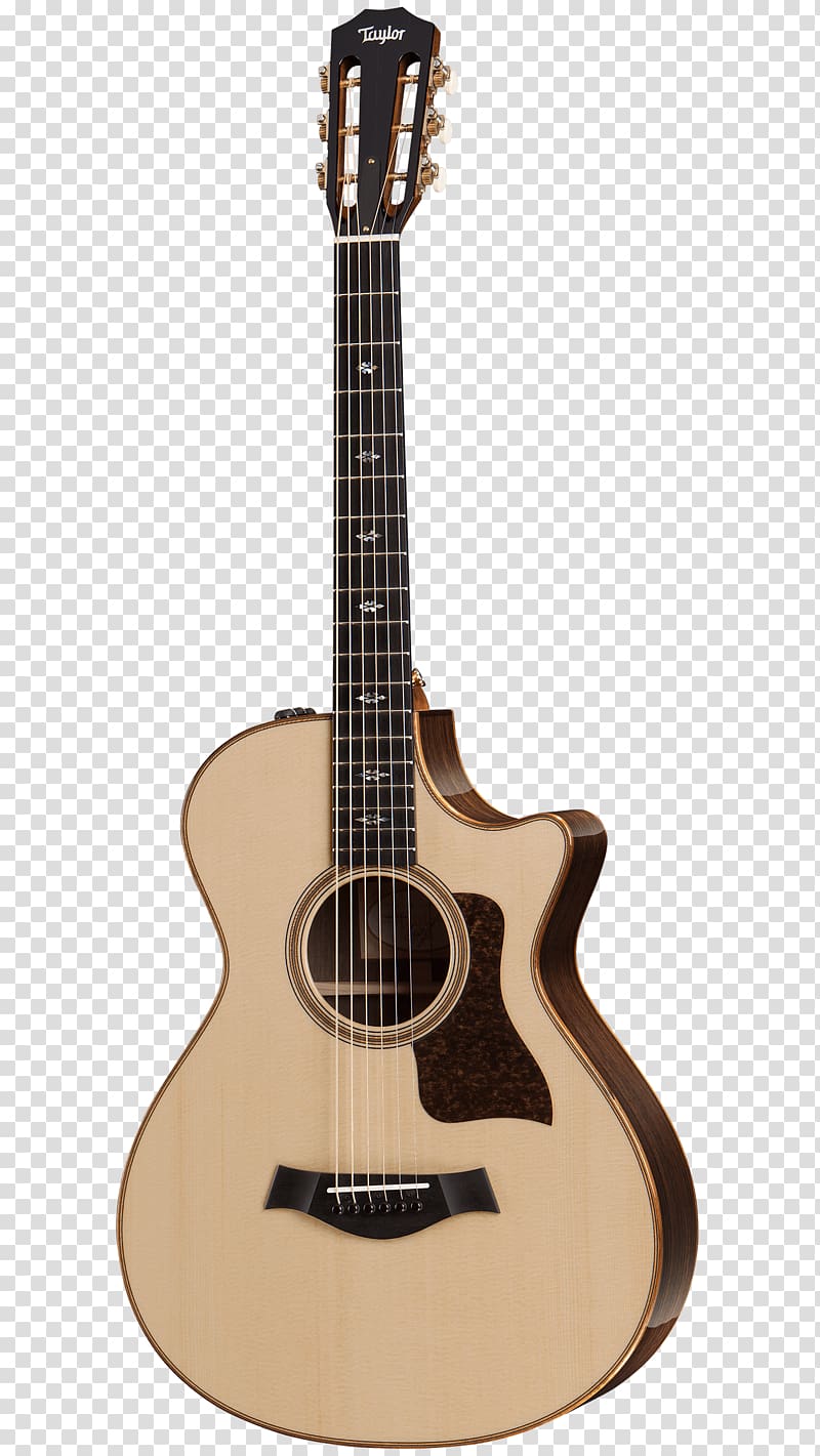 Acoustic-electric guitar Taylor 114CE Taylor Guitars Acoustic guitar, Acoustic Guitar transparent background PNG clipart