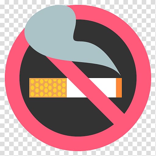Emoji Symbol Smoking ban Sign, no smoking transparent background PNG clipart