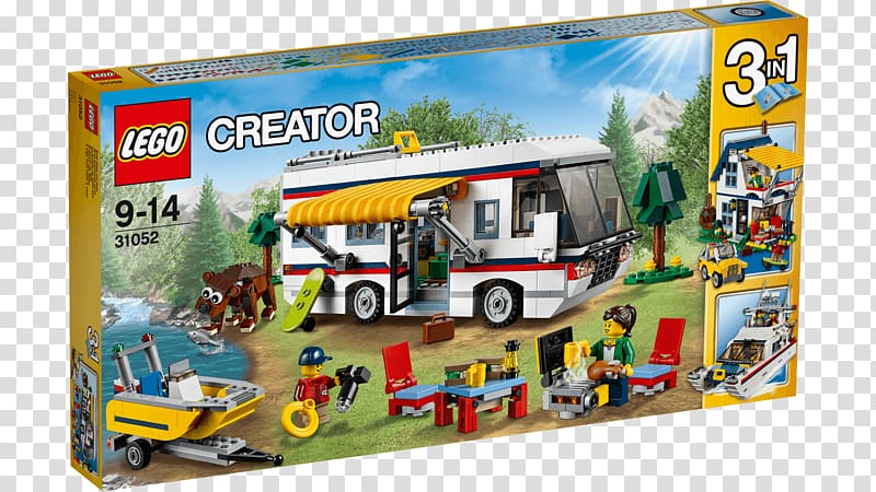 Lego Creator Toy Construction set Campervans, camper transparent background PNG clipart