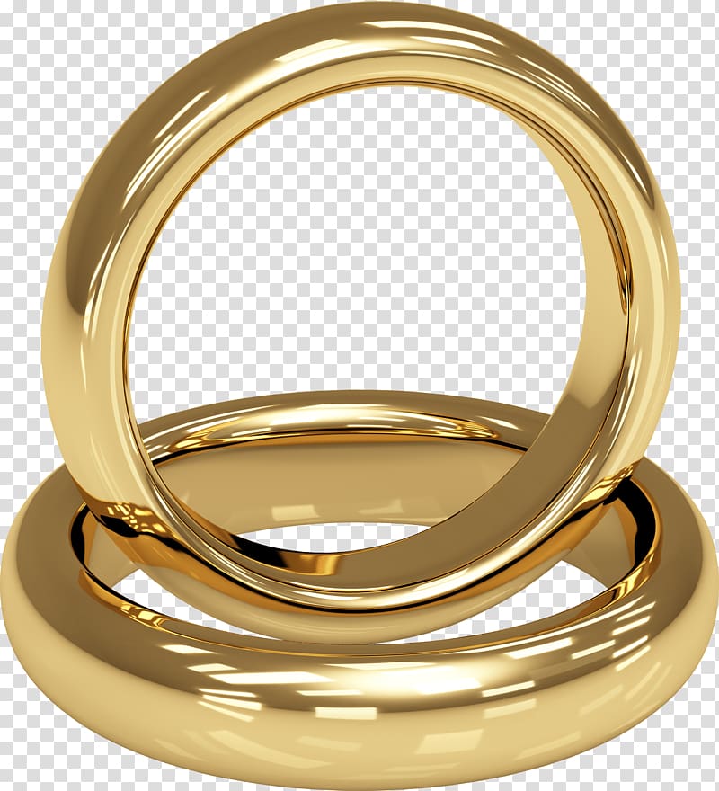 Wedding ring Earring Gold Jewellery, ring transparent background PNG clipart