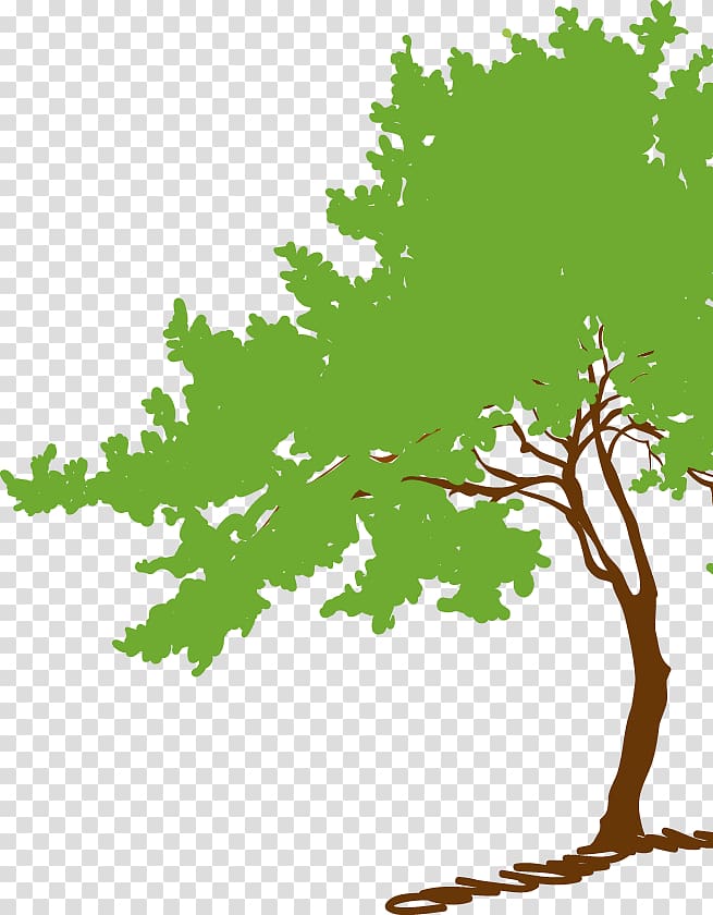 Theatrical scenery Adobe Illustrator Illustration, Cartoon tree transparent background PNG clipart