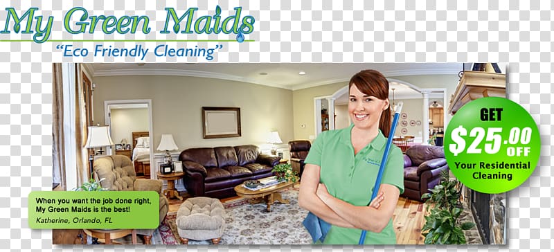 Maid service My Green Maids Green cleaning House, house transparent background PNG clipart