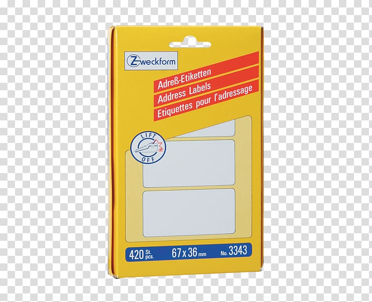 Paper Label Avery Zweckform Avery Dennison, Website chine transparent background PNG clipart