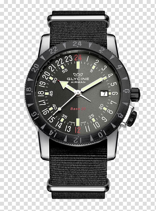 Glycine watch 0506147919 Automatic watch Junghans, aviador transparent background PNG clipart