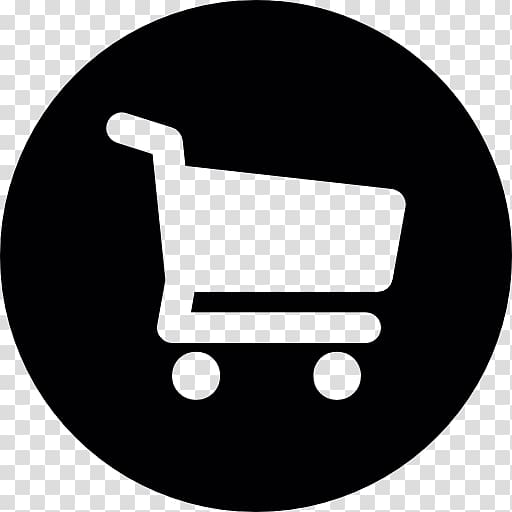 shopping cart icon png white