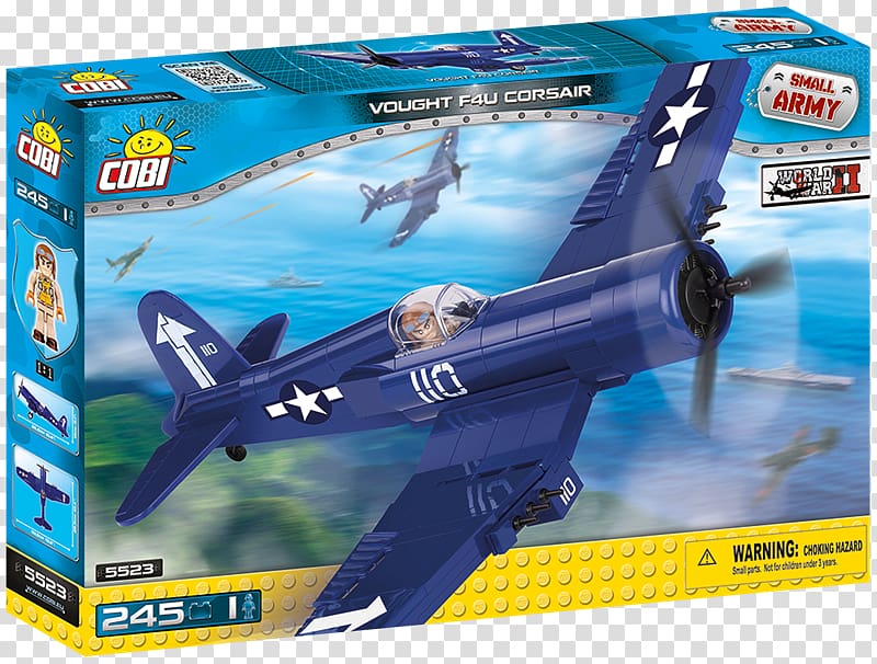 Vought F4U Corsair Airplane Cobi Second World War North American P-51 Mustang, airplane transparent background PNG clipart