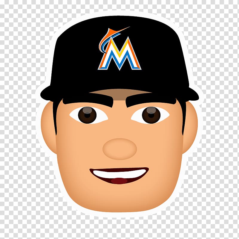 Miami Marlins MLB Spring training Baseball Outfielder, baseball transparent background PNG clipart