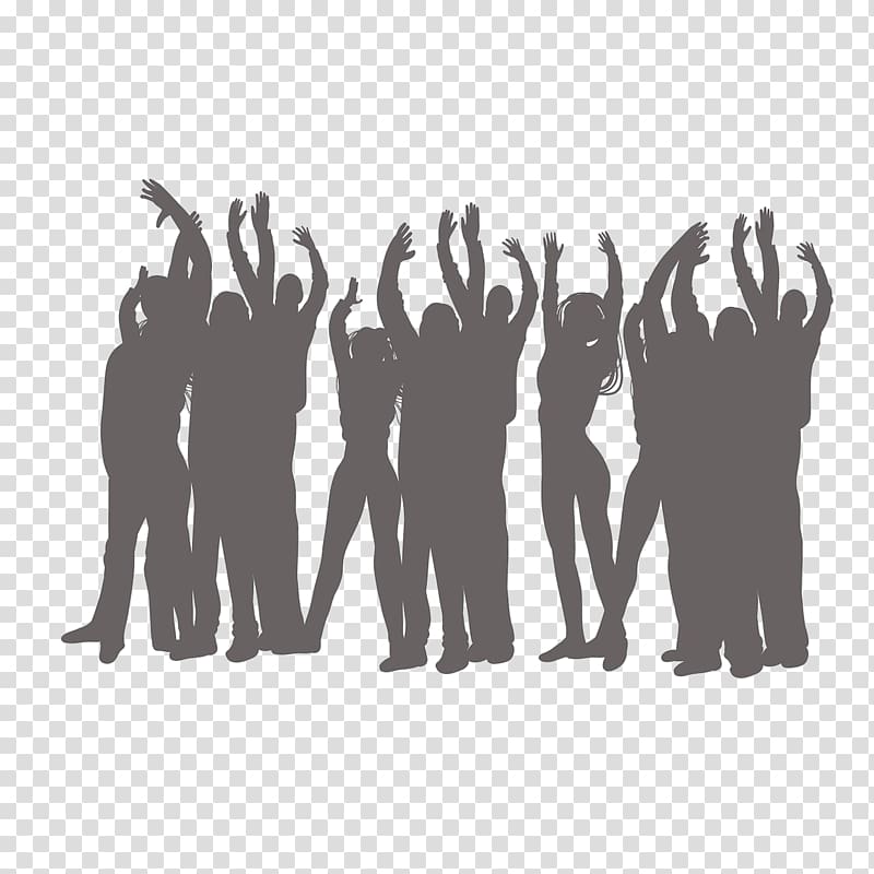 Crowd Stampede, A sea of people flattened diagram transparent background PNG clipart
