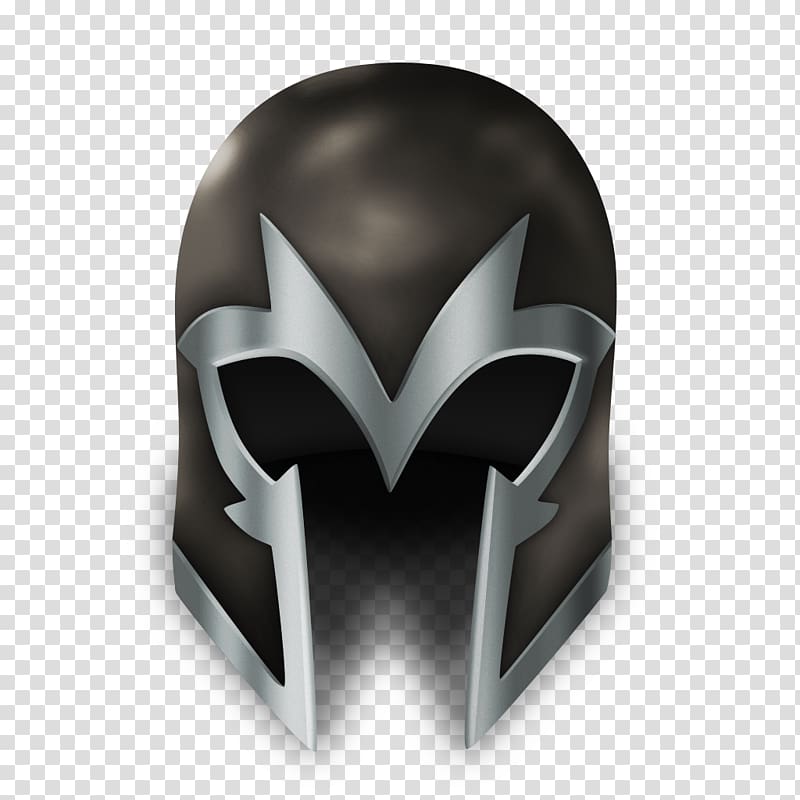 gray and black knight helmet, Magneto Motorcycle Helmets X-Men, Magneto transparent background PNG clipart