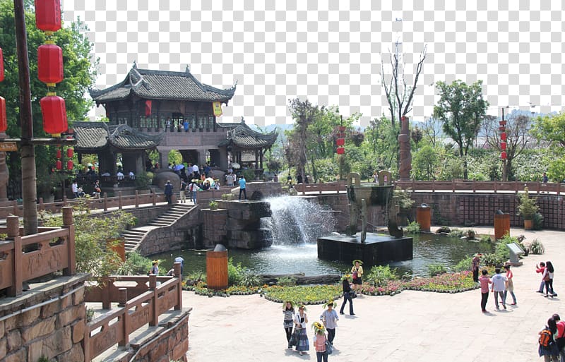 Mount Qingcheng Mount Emei Mount Sanqing Mount Tai Qingcheng Houshan, Qingcheng Mountain town transparent background PNG clipart